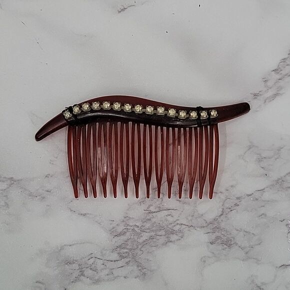 VINTAGE/ Antique Side Combs Hair Barrett Accessories - Picture 4 of 10